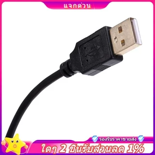 ในสต็อก-2 in 1 Printer Cable USB A to B Male Printer Cable for Printer Splitter for Two Computers