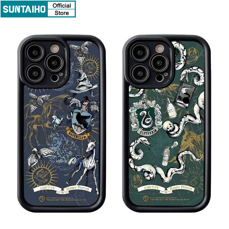 Suntaiho แฟชั่นที่ไม่ซ้ํากันปลอก Magic Academy รูปแบบเคสโทรศัพท์สําหรับ IPhone 16 15 14 12 13 11 Pro Max IP 7 8 Plus Iphon X Xs XR Xs Max Silicon Soft Premium กันกระแทกปกหลัง
