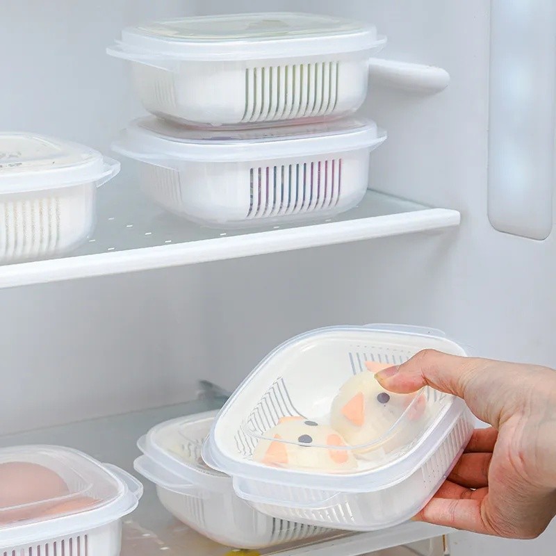 10ชิ้นมัลติฟังก์ชั่ตู้เย็นแช่แข็งกล่องเก็บต้านเชื้อแบคทีเรีย-ข้าวย่อยกล่องบรรจุภัณฑ์-อาหารเกรดทุ่มเทการจัดเก็บภาชนะ - รูปที่ 7