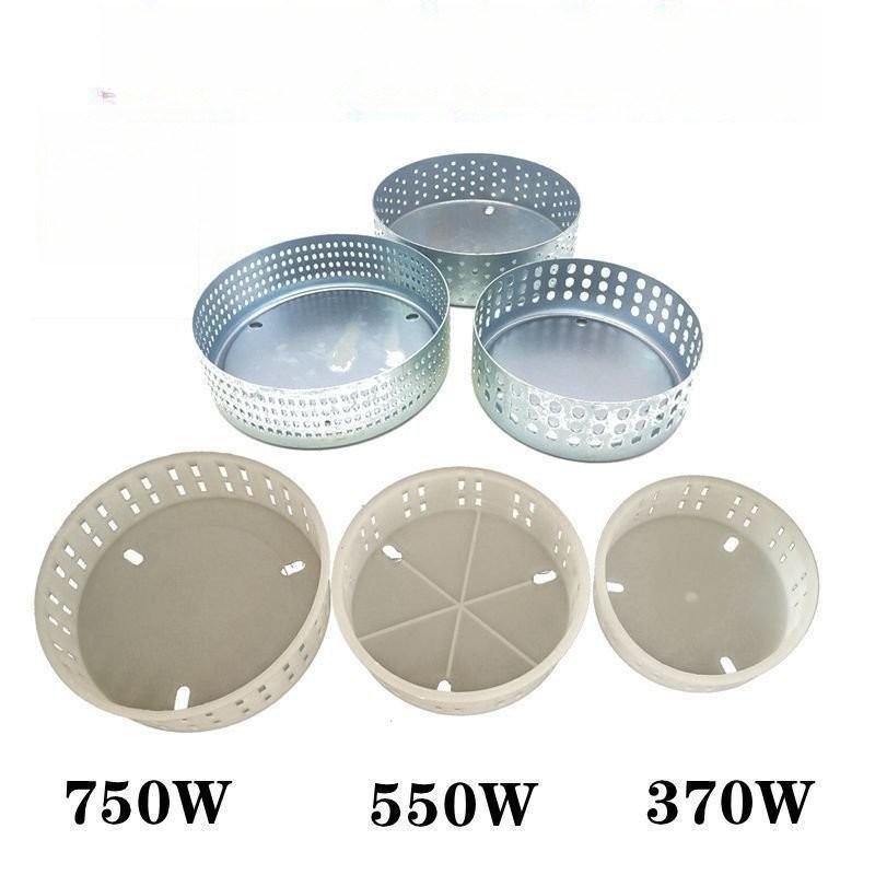ปั๊มจุ่มเฟสเดียวฐานเหล็กกลมกรองตาข่ายน้ำฝาครอบป้องกัน370w550w750w วัตต์อุปกรณ์ปั๊มน้ำตาข่ายพลาสติก