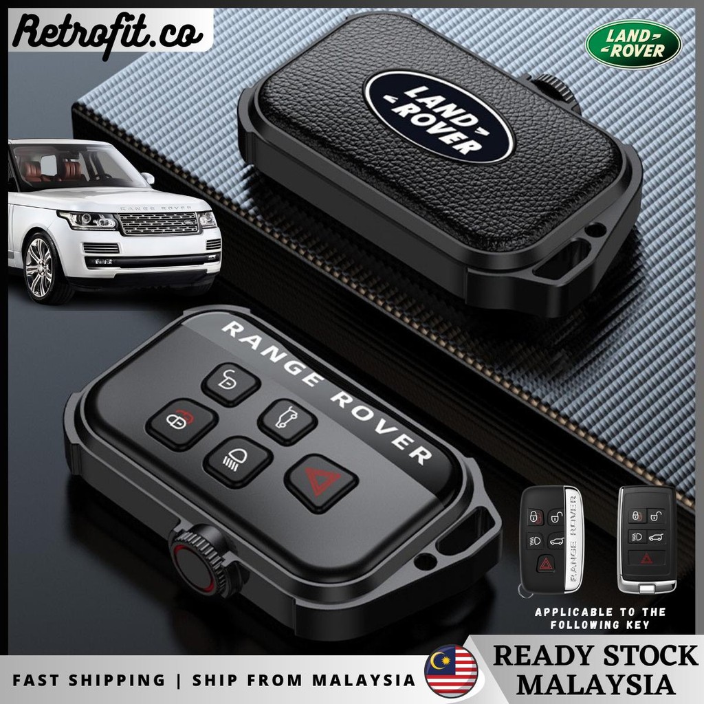 🇲🇾 Range Rover อลูมิเนียมปลอกกุญแจรถสกรูฟรีอย่างเต็มที่ปกป้องปลอก Range Rover SVR Velar Sport Evoque