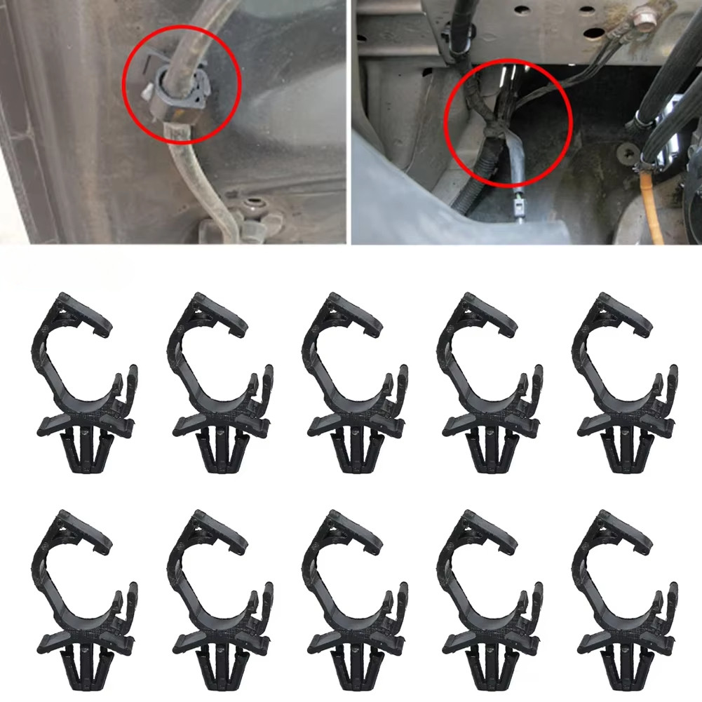 20PCS รถสายไฟสายรัด Fastener Cable Ties Manager รถเส้นทางสาย Clamp Fixed Retainer คลิปรถ Wire Organizer