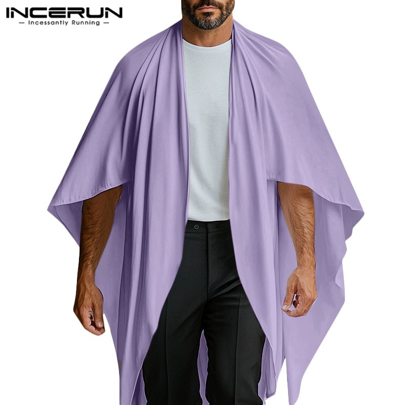 INCERUN Mens Destruction Beach Vacation Leisure Cool คาร์ดิแกน