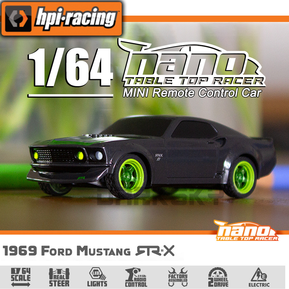 HPI 160980 NANO-TTR 1/64 MINI RC รีโมทคอนโทรลรถออฟโรดเดสก์ท็อปของเล่นเด็กผู้ใหญ่
