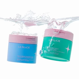 LA GLACE ลา กลาส แอคเน่ แคร์ เดลี่ คลามมิ่ง แพด 80ชิ้น