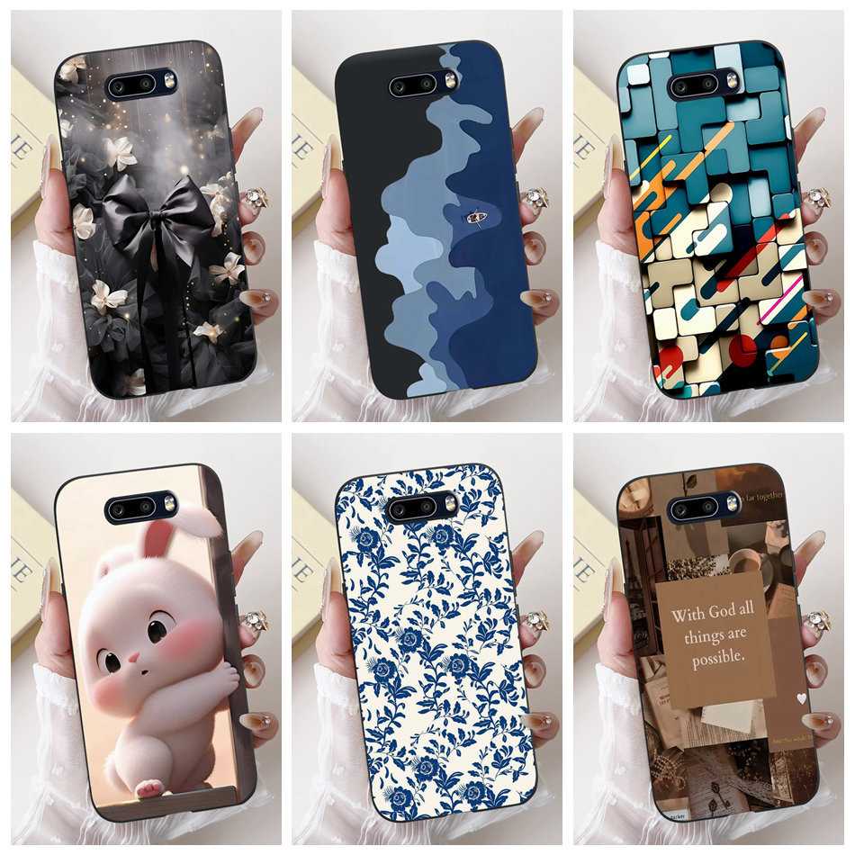 สําหรับ LG V50S ThinQ / V50 ThinQ 5G Lucky จดหมายเริ่มต้นเคสโทรศัพท์ LG V50 V50S ThinQ ซิลิโคนสีดําน