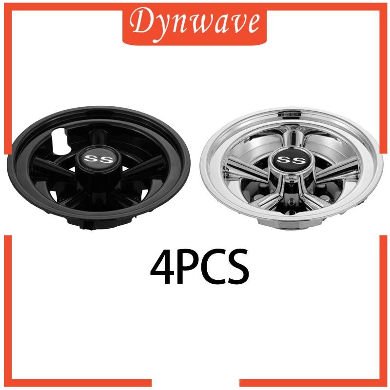 [Dynwave] 4x Golf Cart Hub Caps แบบพกพา Protector Rim อุปกรณ์กอล์ฟ Golf Cart Wheel