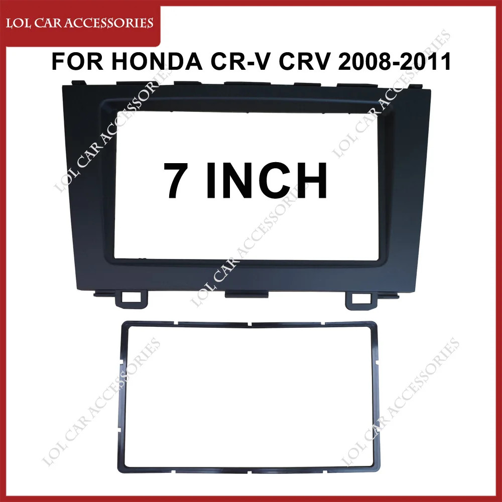 7 นิ้วสําหรับ Honda CR-V CRV 2008-2011 รถวิทยุสเตอริโอ Android MP5 ผู้เล่นปลอกกรอบ 2Din หัวหน่วย Fas