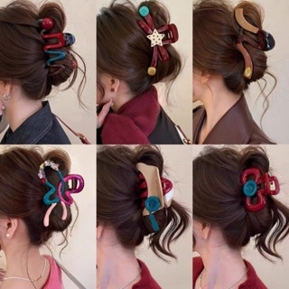 แฟชั่นเกาหลีใหม่อารมณ์ที่เรียบง่าย13เซนติเมตรกิ๊บใหญ่ขนาดใหญ…