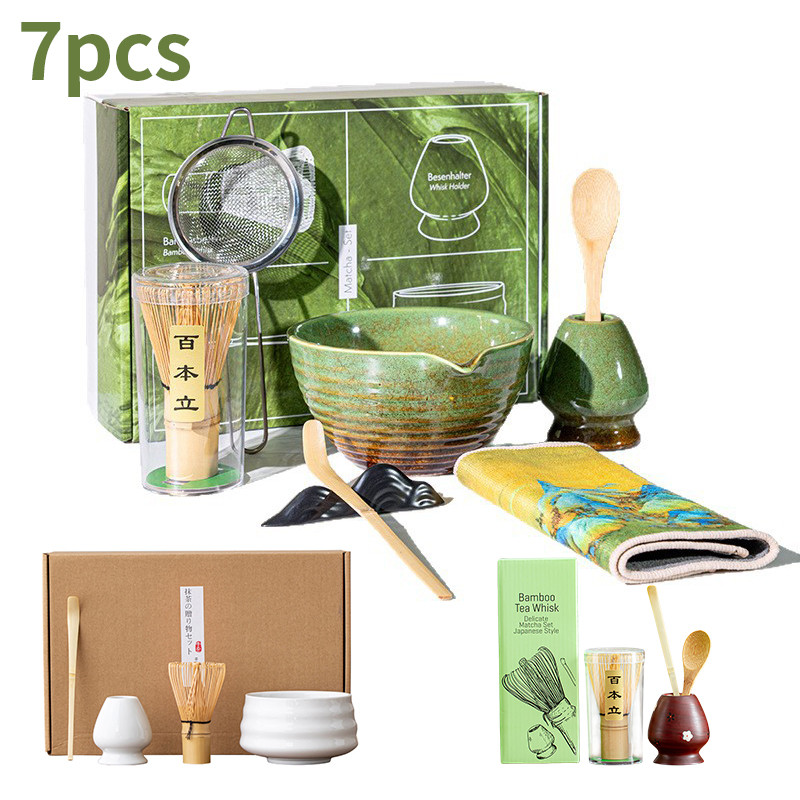Matcha Bamboo Whisk Scoop Whisk Holder Matcha Bamboo Bowl ญี่ปุ่นเครื่องมืออุปกรณ์เสริม