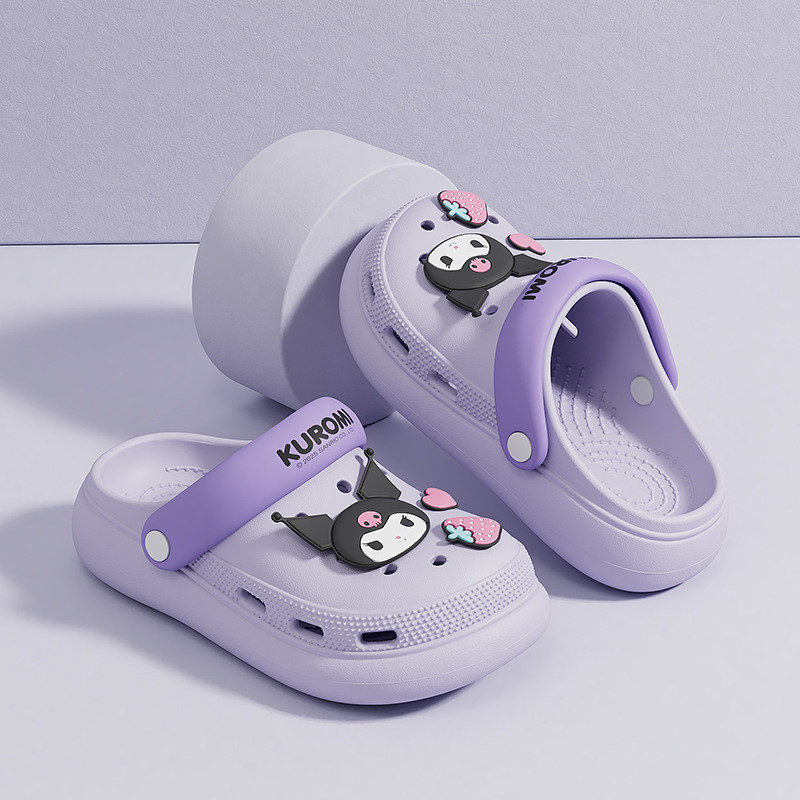Baotou Girls Sanrio Princess รองเท้าแตะรองเท้าแตะเด็กรองเท้าชายหาดรองเท้าฤดูร้อนขนาดกลางขนาดใหญ่เด็ก Soft Sole