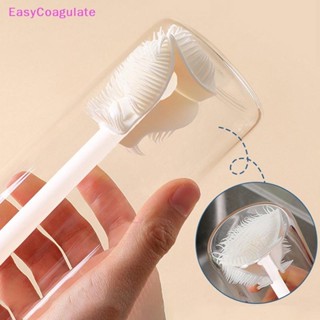 Eas แปรงทําความสะอาดถ้วยด้ามยาวขวดทําความสะอาดซิลิโคนขวดนม W…