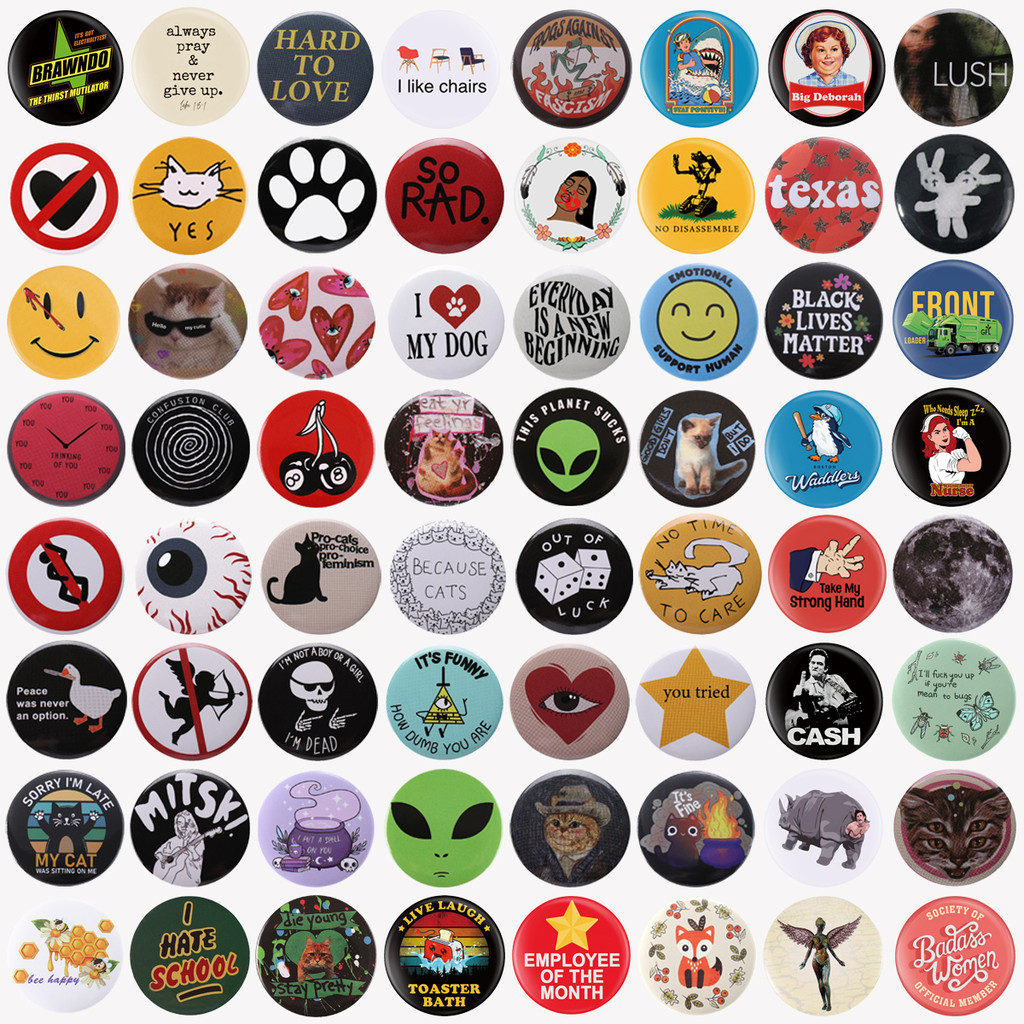 100รูปแบบร้อนขายรูปแบบ Tinplate Pins การ์ตูนน่ารักแมวเข็มกลัดกระเป๋าเป้สะพายหลังเสื้อผ้าป้ายเครื่องประดับอุปกรณ์เสริมของขวัญ