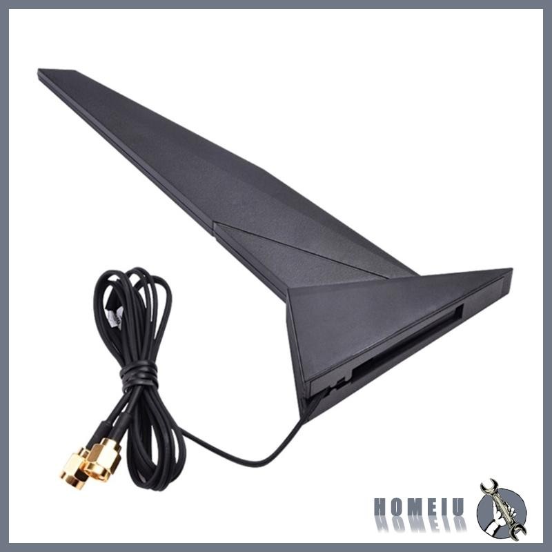 Homeiu สัญญาณแผนกต้อนรับ Shark Fin PC Networking เสาอากาศสําหรับ ROG Z390 Z490 X570 B460 B360