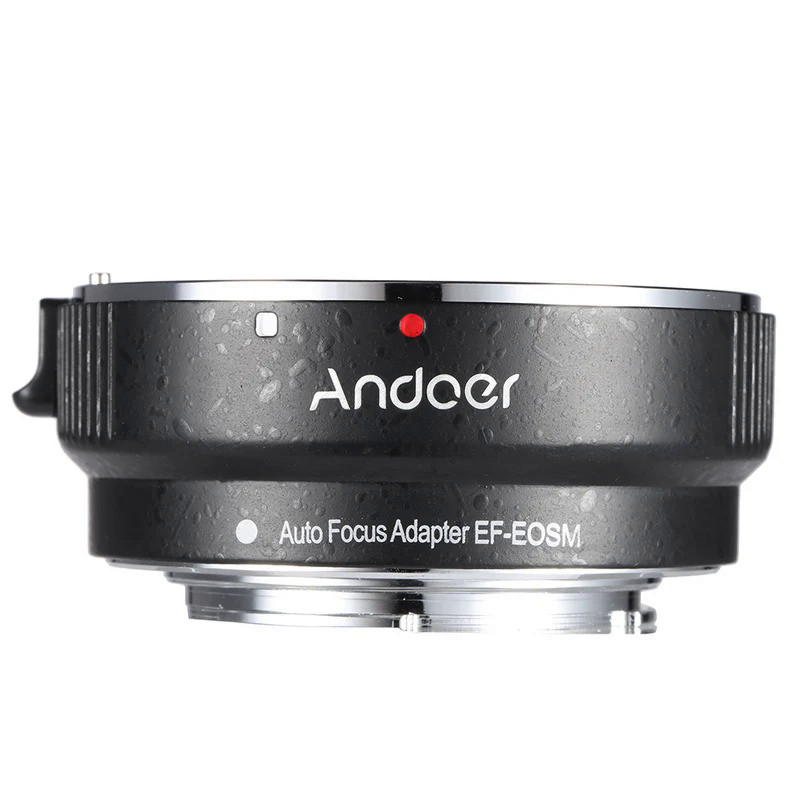 Andoer EF-EOSM Lens Mount Adapter Auto-Exposure Auto-Focus and for Canon EF/EF-S Series Lens to EOS 