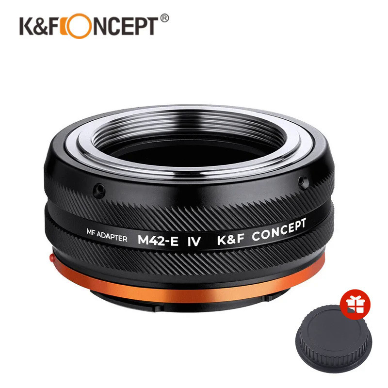 K&F CONCEPT M42-NEX Ⅳ 4 Pro Lens Adapter for M42 Screw to Sony E Mount NEX a1 ZV-E10 FX30 A7R2 A7S3 