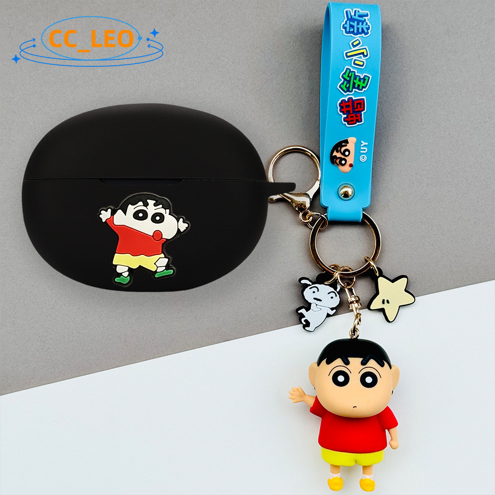 Suitable for QCY Crossky C30 Case Cartoon Keychain Pendant Silicone Soft Case Cute QCY Crossky C30 S