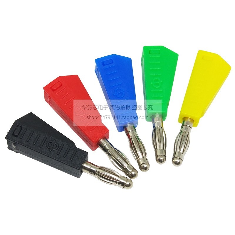Overlappable 4mm Banana Plug Gun-Shaped Lantern Type Stackable Refill Gun-In Type High-Pressure Stacking Type Banana Head
