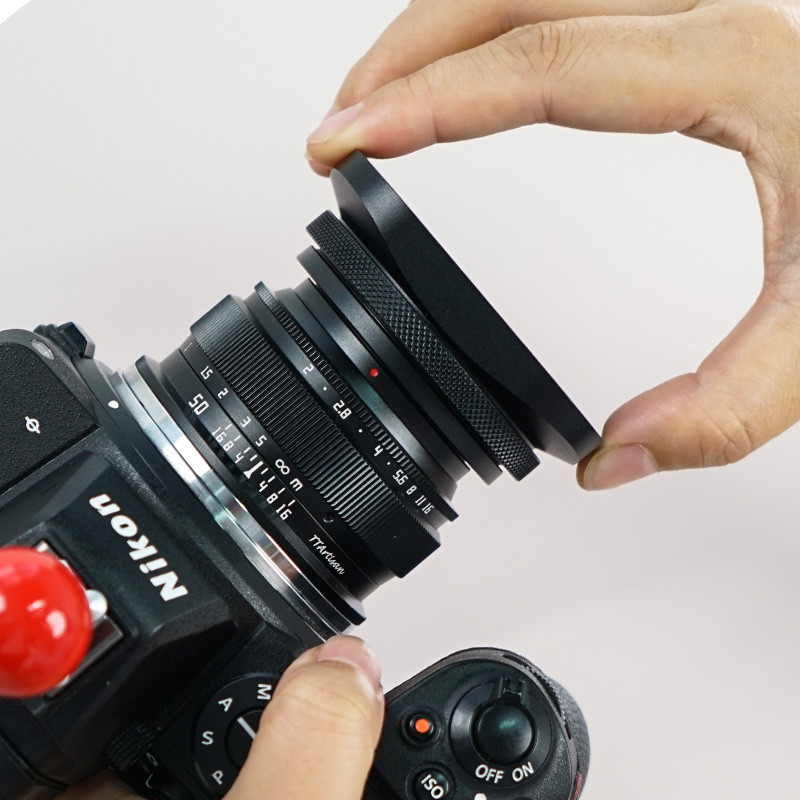 Retro โลหะสแควร์เลนส์สําหรับกล้อง Mirrorless DSLR 39-52 มม. Universal Filter อะแดปเตอร์แหวนอุปกรณ์เสริมเลนส์