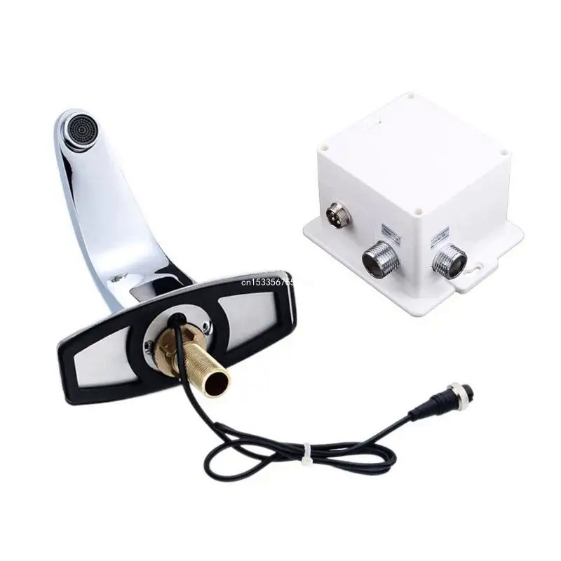 Touchless Bathroom Faucet Automatic Sensor Faucet Waterfall Water Tap
