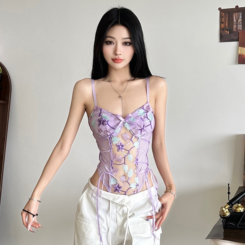Kliou ลูกไม้สลิงบอดี้สูท Panelled ปิดไหล่ Patchwork Hollow Out รูปเอวผ้าพันแผลแฟชั่นลําลองเซ็กซี่ดู Slimmer สไตล์อเมริกัน