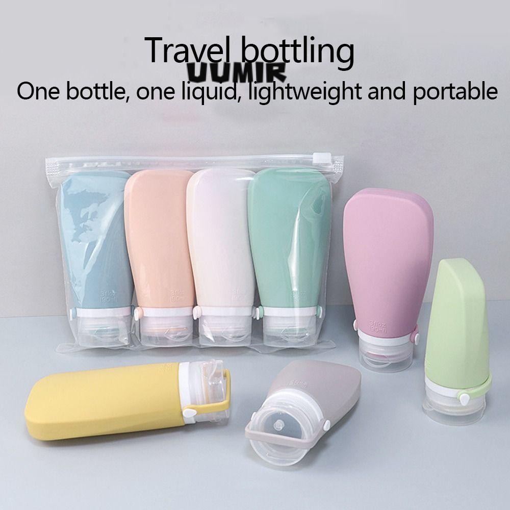ยูมิร์ แยกขวด,แบบพกพา60มล 90มลขวดเปล่า,ขวดเก็บป้องกันการรั่วรีฟิลซิลิโคน