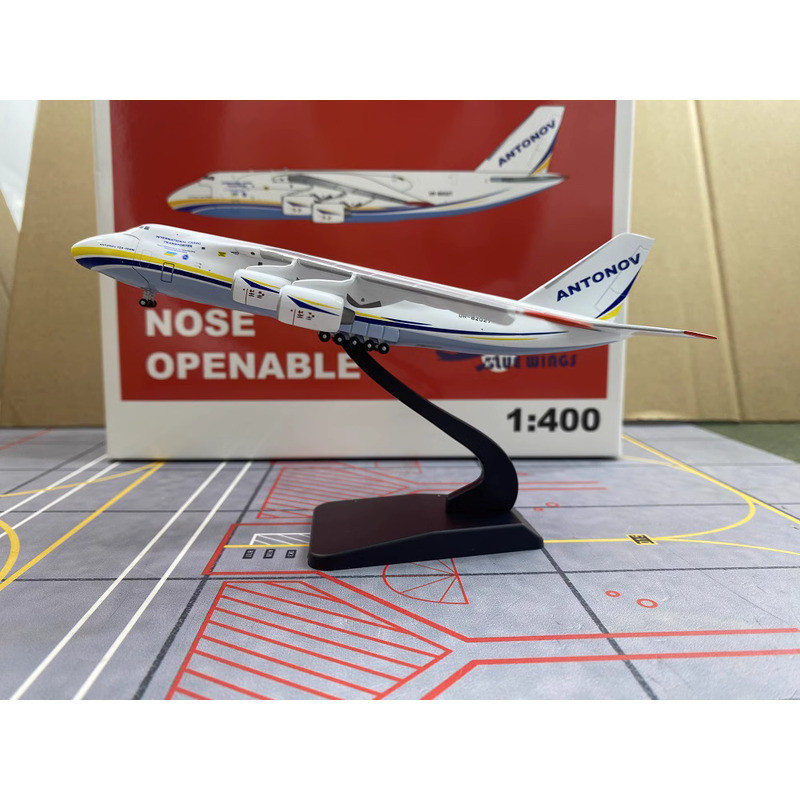 Vivi Toys Blue WINGS 1/400 Antonov An-124 Alloy Airplane Model CAN Open warehouse UR-82027 1204 0PCK