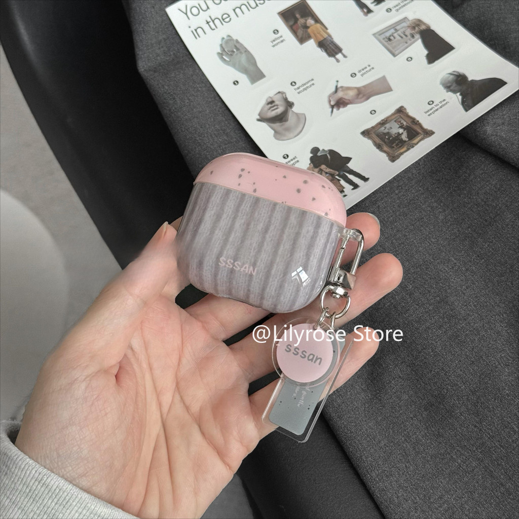 Jennie Casing AirPods 4 [2024] AirPods Pro2 Pro 3 2 1 ตัวป้องกันหูฟังไร้สายของ Apple พร้อมโซ่