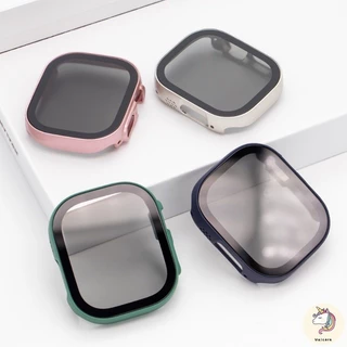 กระจกความเป็นส่วนตัว ป้องกันหน้าจอ กันส่อง สําหรับ Apple Watch 10/9/8/7/6/SE/5/4/3 ขนาด 38-46 มม. รองรับ iWatch series 42/41/40/44/45 มม.