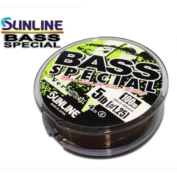 Sunline Bass Special String 100m Made in Japan (4lb, 12lb & 14lb) Original 100 m ตกปลา lIne
