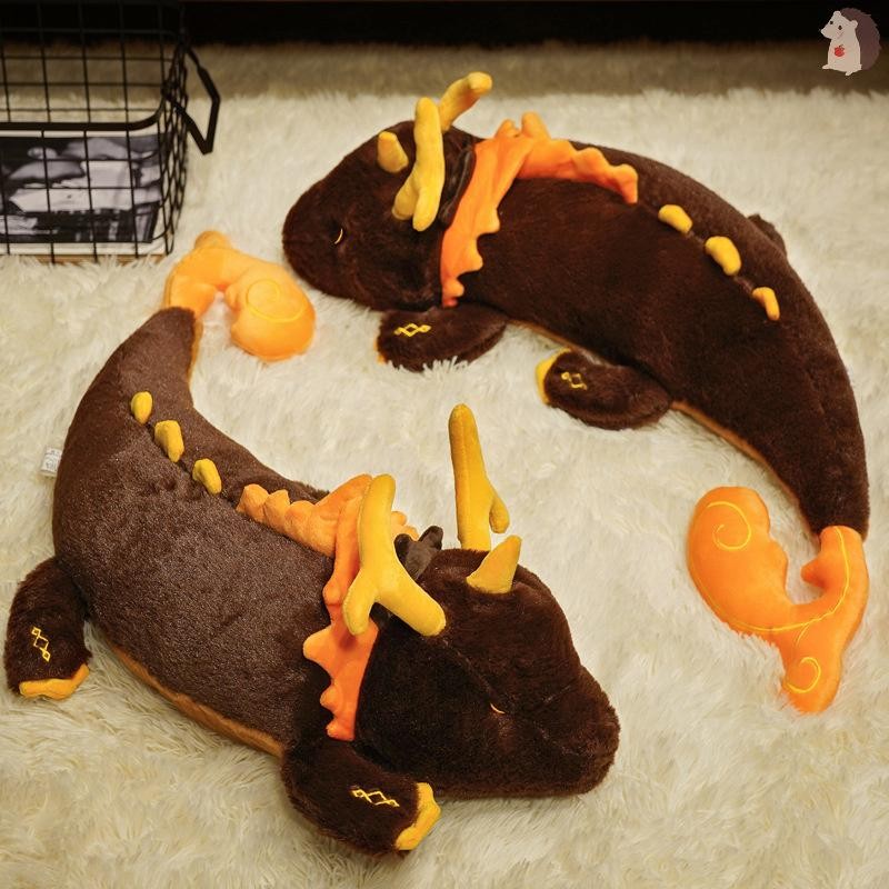 [IN] 67 ซม.Genshin Impact ของเล่นตุ๊กตาเกม Zhong Li Morax มังกรของเล่นตุ๊กตา Plushie ตุ๊กตาหมอนตกแต่งบ้านเด็กคริสต์มาสของขวัญ TH