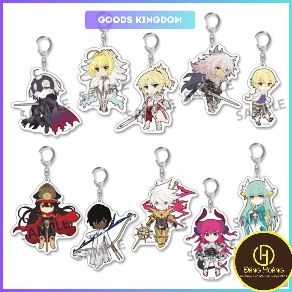 พวงกุญแจไมก้าแท้ Fate Grand DH