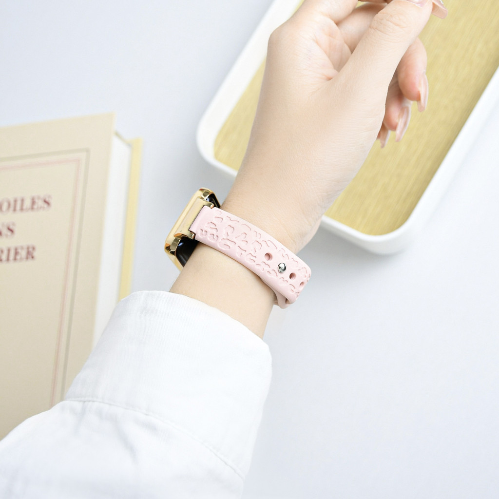 สายซิลิโคนลายแกะสลักร้อนสําหรับ Oppo Band 2 รูปที่ 4