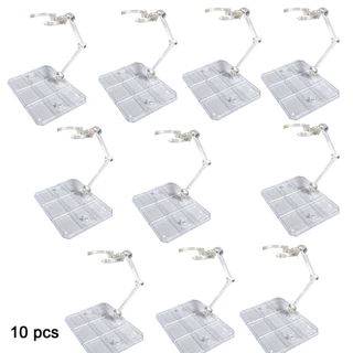 10pcs Tamashii Stage Assembly Action Figure ผู้ถือฐาน SHF สําหรับ Spirit Stand หุ่นยนต์ Spirits Saint Seiya Gundam DIY ตุ๊กตารุ่นขาตั้งปรับความสูงจอแสดงผล