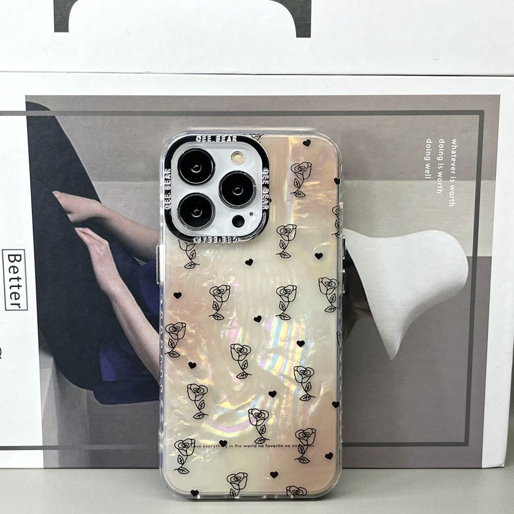 💖Stars💖เข้ากันได้ โทรศัพท์ไอโฟน iPhone 16PROMAX 15PROMAX 14PRO 11PRO 12 11 บุคลิกภาพ กรณีโทรศัพท์มือ