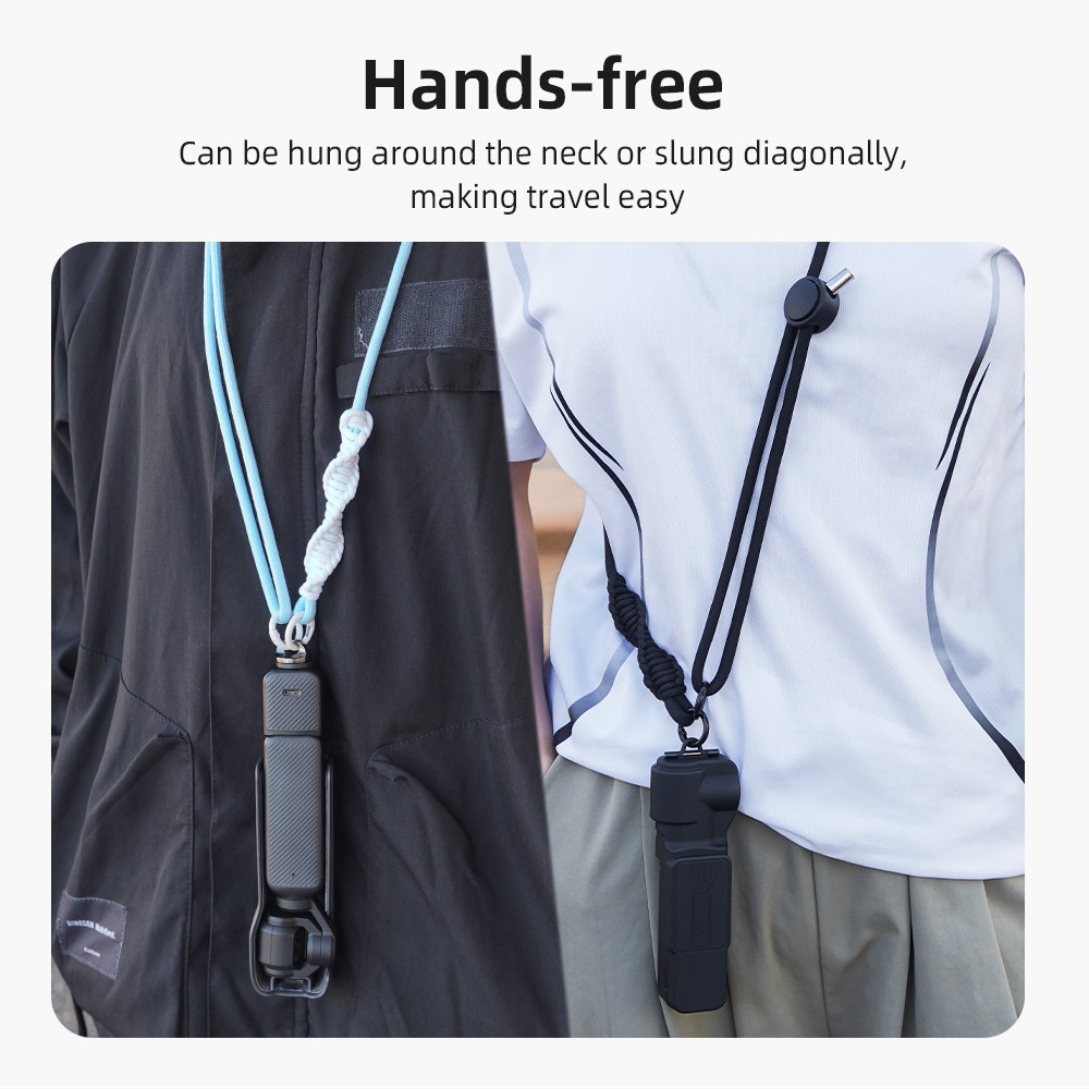 สําหรับ DJI OSMO POCKET 3/Action 5 Pro สายคล้องกล้องกีฬา Insta360 X4 Anti Loss สายคล้องไหล่อุปกรณ์เสริมสําหรับกล้อง
