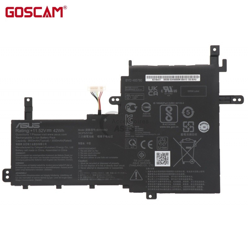 ✿แบตเตอรี่แล็ปท็อป B31n1842สำหรับ Asus S15 s531fa v531fl x531fa k513ea s531fl m513ua x513ea x513eq