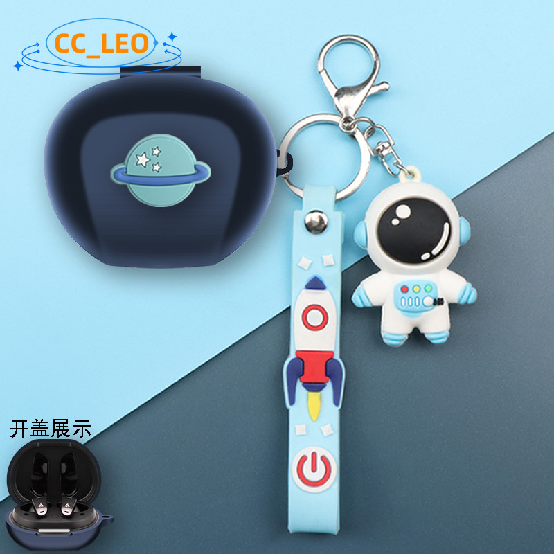 สําหรับ EDIFIER NeoBuds Plus กรณีการ์ตูนไดโนเสาร์พวงกุญแจจี้น่ารัก EDIFIER NeoBuds Pro ซิลิโคนนุ่มกร