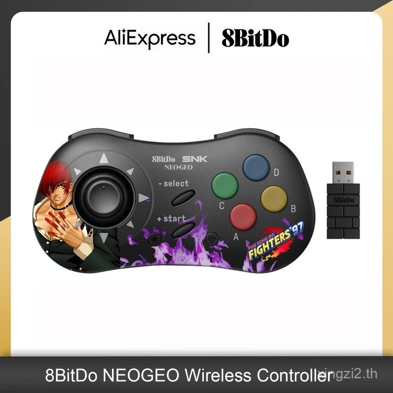 8bitdo neogeo Wireless Controller Gamepad สำหรับ Windows Android neogeo MINI CLASSIC Joystick ได้รับ