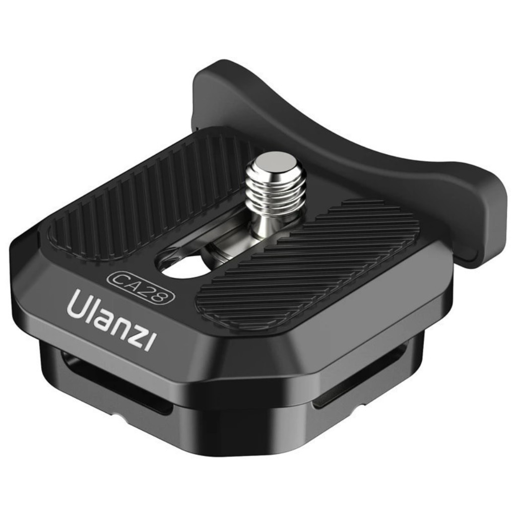 Ulanzi CA28 แผ่นปลดเร็ว Quick Release Plate อลูมิเนียม น้ำหนักเบา ใช้กับ Claw ถอดติดง่าย ป้องกันรอย 