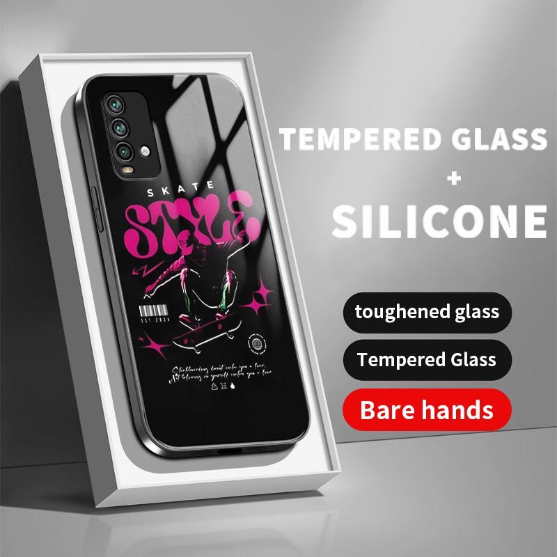 เหมาะสำหรับ Redmi Note 9 4G Pro Max 9S 10 5G Lite 11 8 กรณีโทรศัพท์แฟชั่นเคส Fashions Cool Graffiti 