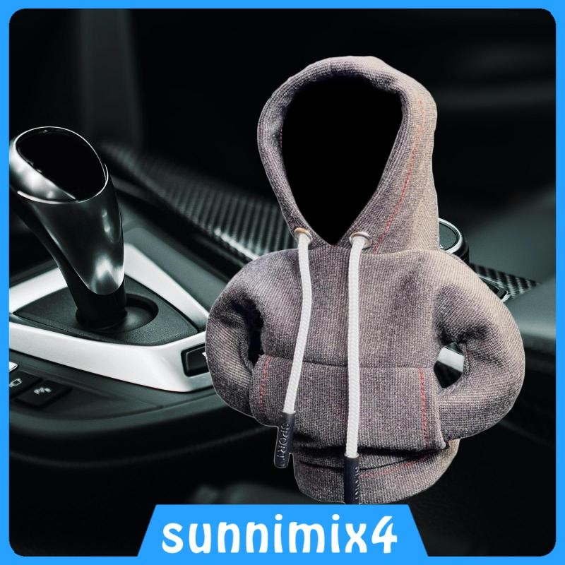 [H2Sports] เกียร์ Shifter Lever Knob Cover Hoodie อุปกรณ์เสริมติดตั้งง่ายเทศกาลผ้า Universal Shifter