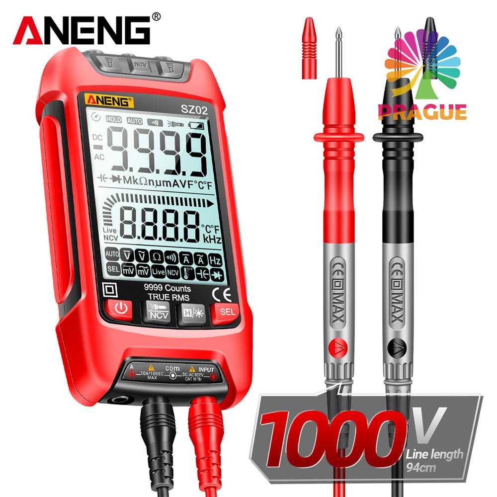 9999 นับ Capacitance Auto Range True RMS NCV LED Smart LCD Digital Multimeter [prague.th]