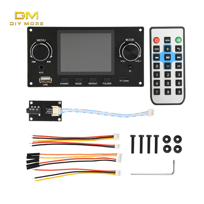 Diymore DC 4.5-5.0V 2.8 นิ้ว TFT หน้าจอสี Lossless ถอดรหัสเสียงโมดูลสนับสนุน I2S Digital Audio Output Player