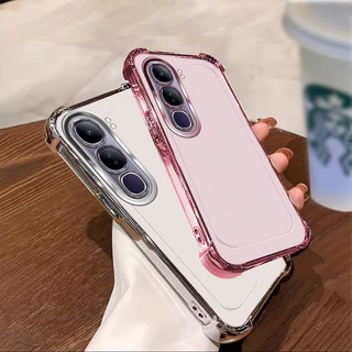 เคสสําหรับ Vivo Y200 เคสโทรศัพท์ TPU 2025 กันกระแทกดีไซน์ใหม่เคสโทรศัพท์โปร่งใสขั้นสูง SZ12
