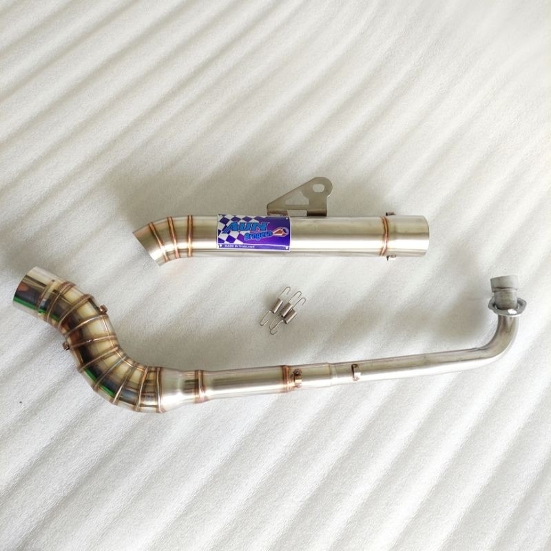 Aun super เปิด spec ท่อ 51 มม.ประเภทหลอด 1 ชุดสําหรับ xrm 110 125 wave 100 110 125 smash 110 115 rai