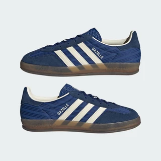 adidas ไลฟ์สไตล์ รองเท้า Gazelle Indoor ผู้หญิง สีน้ำเงิน JS1410