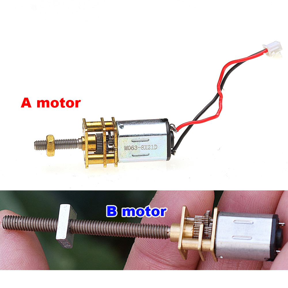 13 มม.45 มม.ยาวเพลา N20 เกียร์มอเตอร์ DC 1.5V 3V 3.7V 5V พร้อม Feedback Linear Precision อิเล็กทรอนิกส์ล็อคมอเตอร์ N20 เกียร์มอเตอร์