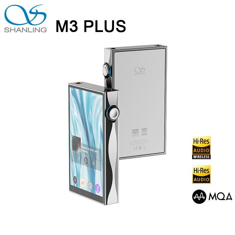 SHANLING M3 PLUS แบบพกพา MP3 Player Walkman เครื่องเล่นบลูทูธ M3P เครื่องเล่นเพลง Hifi Hi-Res Audio 