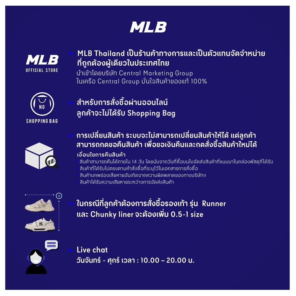 MLB รองเท้าผ้าใบ ยูนิเซ็กส์ Unisex Dome Runner รุ่น 3ARND015N 50SIS สีเงิน